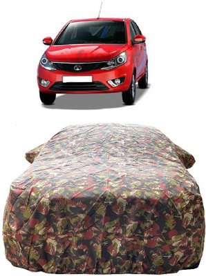 Wegather Car Cover For Tata Bolt Revotron XMS (With Mirror Pockets)(Red)