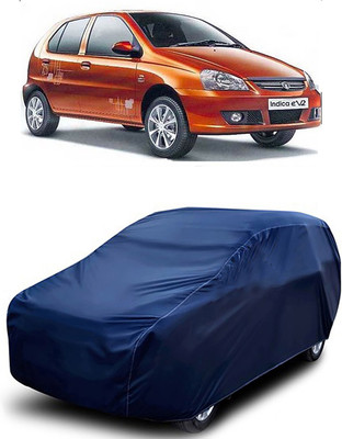 MoTRoX Car Cover For Tata Indica eV2 (Without Mirror Pockets)(Blue)