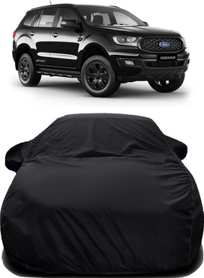 Special Group Car Cover For Ford Endeavour (With Mirror Pockets)(Black)