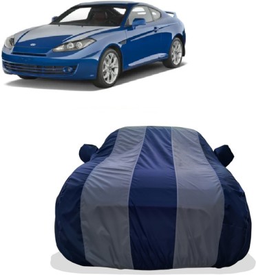 Tricway Car Cover For Hyundai Coupe 2.7I V6 (With Mirror Pockets)(Blue, White)