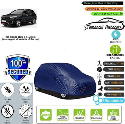 Tamanchi Autocare Car Cover For Kia Seltos HTE 1.5 Diesel(Blue)