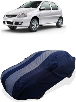 Coxtor Car Cover For Tata Indica eV2 eLX (With Mirror Pockets)(Grey)
