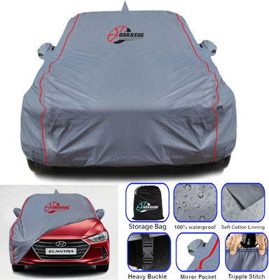 GARREGE Car Cover For Hyundai Elantra, Elantra 1.6 CRDI (With Mirror Pockets)(Grey, For 2022, 2023, 2024, 2025 Models)