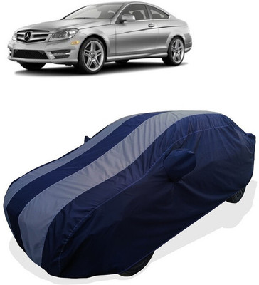 Coxtor Car Cover For Mercedes Benz C-Class Grand (With Mirror Pockets)(Grey)
