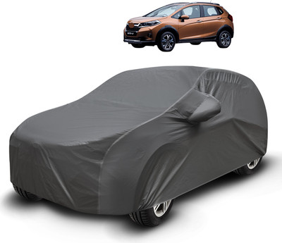 Caronix Car Cover For Honda WR-V (With Mirror Pockets)(Grey)