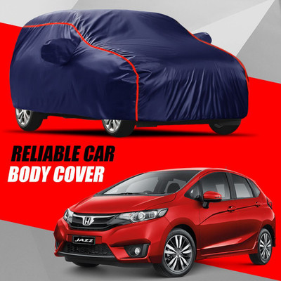 Swarish Car Cover For Honda Jazz (With Mirror Pockets)(Multicolor)