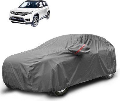 Caronix Car Cover For Maruti Brezza (With Mirror Pockets)(Grey)