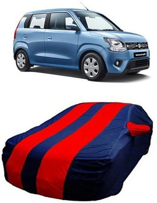AAMANG Car Cover For Maruti Suzuki WagonR (With Mirror Pockets)(Red)