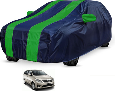 Auto Hub Car Cover For Toyota Innova (Without Mirror Pockets)(Black, Green)