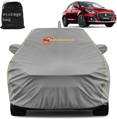 AUTOMOZEXO Car Cover For Maruti Swift Dzire (With Mirror Pockets)(Grey)