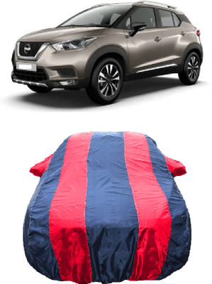 Wegather Car Cover For Nissan Kicks XV D Diesel (With Mirror Pockets)(Red)