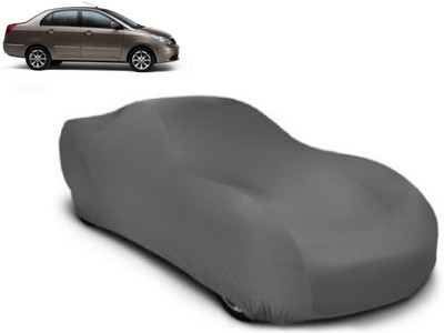THE REAL ARV Car Cover For Tata Manza (With Mirror Pockets)(Grey)