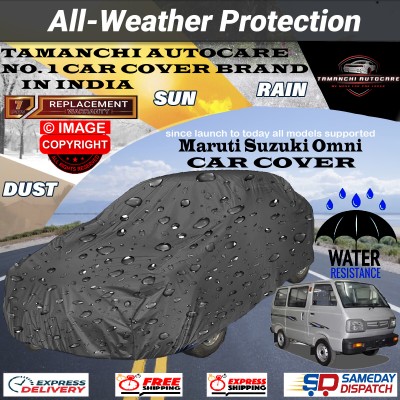 Tamanchi Autocare Car Cover For Maruti Suzuki Omni(Grey)