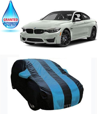 FFZ Car Cover For BMW M4 (With Mirror Pockets)(Blue, Black, For 2020 Models)
