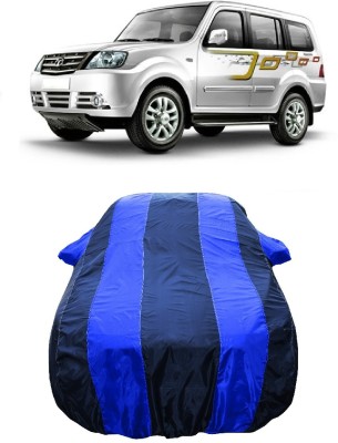 Wegather Car Cover For Tata Sumo Grande MKII Turbo 2.0 EX (With Mirror Pockets)(Blue)