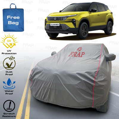 Frap Car Cover For Tata Harrier, Harrier XM, Harrier XT, Harrier XZ (With Mirror Pockets)(Grey, Red, For 2023, 2024 Models)