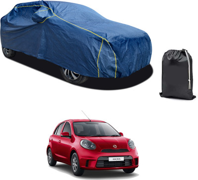 PAGORA Car Cover For Nissan Micra Active (With Mirror Pockets)(Blue, For 2019, 2020, 2021, 2022, 2023 Models)
