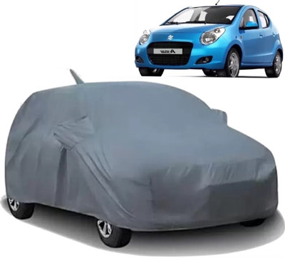 AXLOZ Car Cover For Maruti Suzuki A-Star (With Mirror Pockets)(Grey)