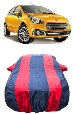 Wegather Car Cover For Fiat Punto 90-HP 1.3L Multijet (With Mirror Pockets)(Red)