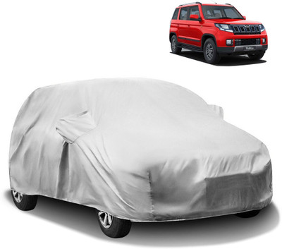 HMS Car Cover For Mahindra TUV300 (With Mirror Pockets)(Silver)