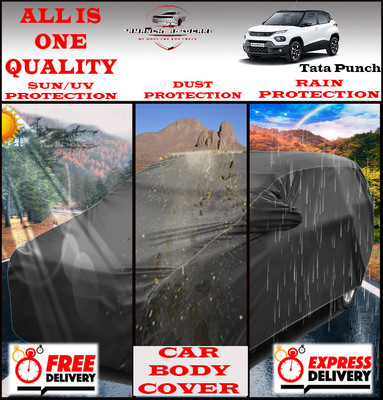 Tamanchi Autocare Car Cover For Tata Punch(Grey)