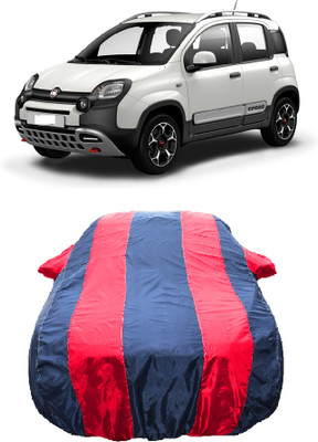 Wegather Car Cover For Fiat Panda (With Mirror Pockets)(Red)