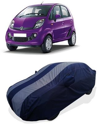 Coxtor Car Cover For Tata Nano Genx (With Mirror Pockets)(Grey)