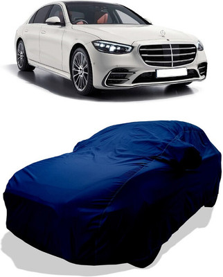 Coxtor Car Cover For Mercedes Benz S-Class S500 (With Mirror Pockets)(Blue)