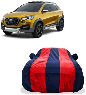 Tricway Car Cover For Datsun Go-Cross (With Mirror Pockets)(Red)