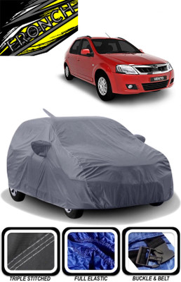 FRONCH Car Cover For Mahindra Verito, Verito 1.5 D4 BSIV Diesel (With Mirror Pockets)(Grey)
