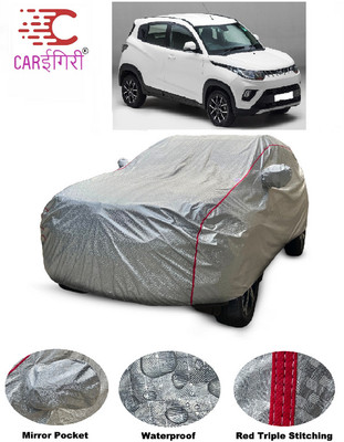 Carigiri Car Cover For Mahindra KUV100 (With Mirror Pockets)(Silver)