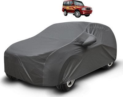 Auto Hub Car Cover For Tata Sumo Gold (With Mirror Pockets)(Grey)