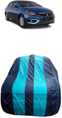 malti Car Cover For Maruti Suzuki Ciaz (Without Mirror Pockets)(Blue, Multicolor)