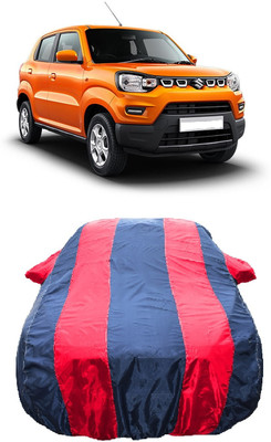 Wegather Car Cover For Maruti Suzuki S-Presso (With Mirror Pockets)(Red)