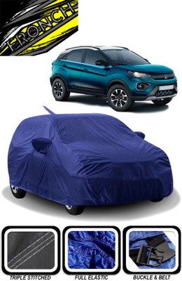 FRONCH Car Cover For Tata Nexon, Nexon 1.2 Revotron XT (With Mirror Pockets)(Blue)