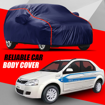 V VINTON Car Cover For Mahindra e-Verito (With Mirror Pockets)(Multicolor)