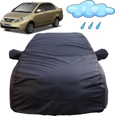 Autofact Car Cover For Tata Manza (With Mirror Pockets)(Grey, For 2011 Models)
