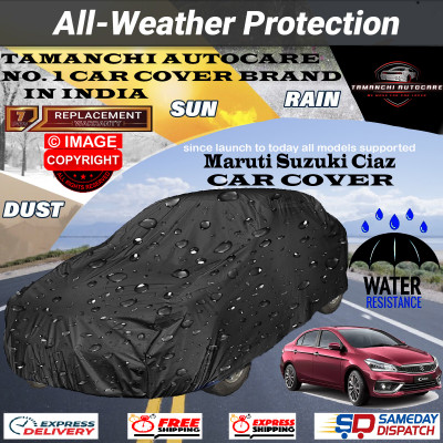 Tamanchi Autocare Car Cover For Maruti Suzuki Ciaz(Black)