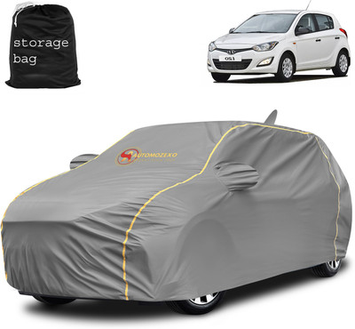 AUTOMOZEXO Car Cover For Hyundai i20 (With Mirror Pockets)(Grey)