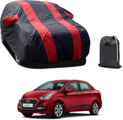 CODOKI Car Cover For Hyundai Xcent (With Mirror Pockets)(Red, For 2019, 2020, 2021, 2022, 2023 Models)