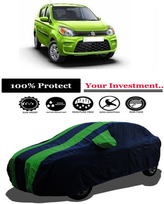 Amexride Car Cover For Maruti Suzuki Alto 800 STD Opt Petrol (With Mirror Pockets)(Green)
