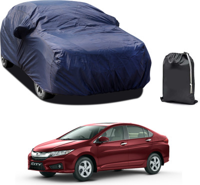 CODOKI Car Cover For Honda City i-Vtec (With Mirror Pockets)(Blue)