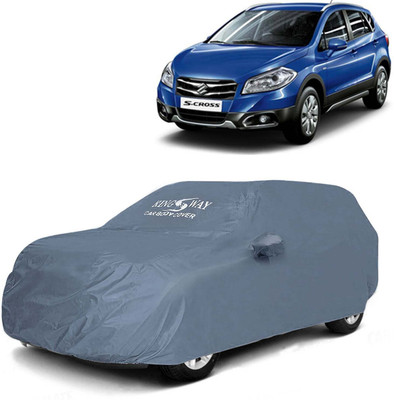 Kingsway Car Cover For Maruti Suzuki S-Cross (With Mirror Pockets)(Grey, For 2014, 2015, 2016, 2017 Models)