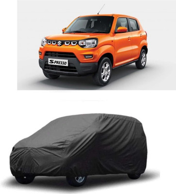 arneja trading company Car Cover For Maruti Suzuki S-Presso (Without Mirror Pockets)(Grey)