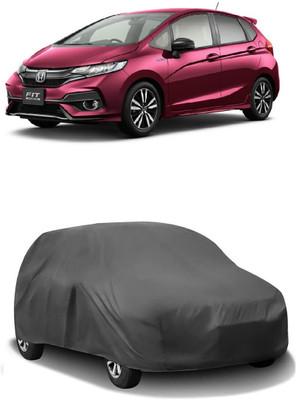 ARNEJA Car Cover For Honda Jazz (Without Mirror Pockets)(Grey)