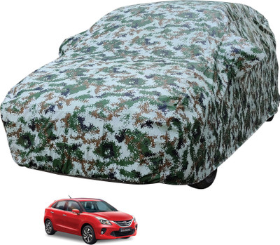 Auto Hub Car Cover For Toyota Glanza (With Mirror Pockets)(Multicolor)