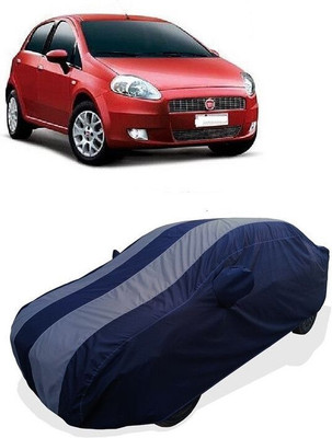 QLAX Car Cover For Maruti Punto Grande 1.4 (With Mirror Pockets)(Grey)