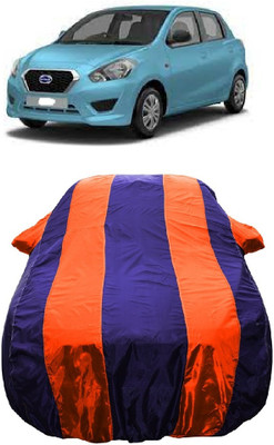 Wegather Car Cover For Datsun GO T Option (With Mirror Pockets)(Orange)