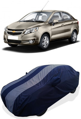 Coxtor Car Cover For Chevrolet Sail Sedan (With Mirror Pockets)(Grey)