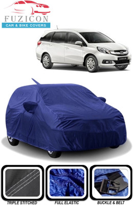 FUZICON Car Cover For Honda Mobilio (With Mirror Pockets)(Blue)